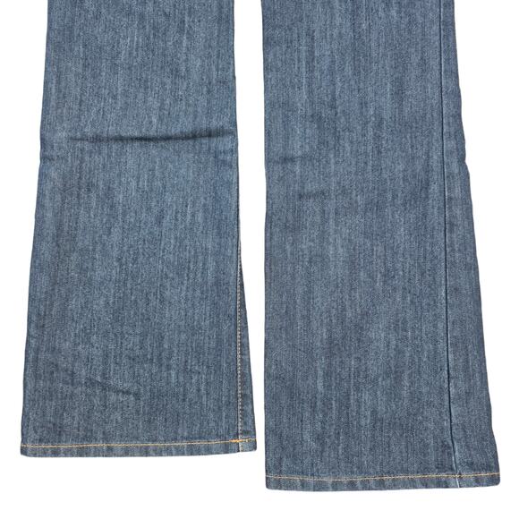 MMK Bootcut Jeans Size 6 Dark Stretch Denim Michael Kors Gold Sausilito Boot - Picture 7 of 9